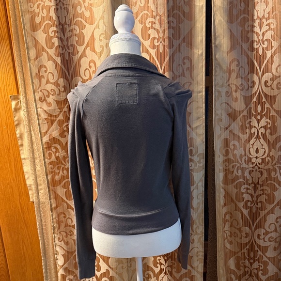 Miley Cyrus & Max Azria Charcoal Bomber Jacket - Picture 2 of 4